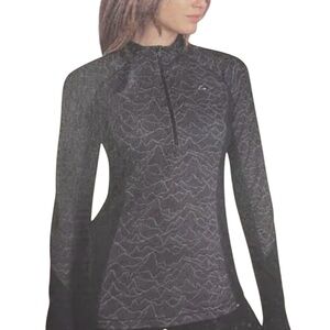 NEW Paradox Zip Long Sleeve Merino Blend Performance Base Layer Top